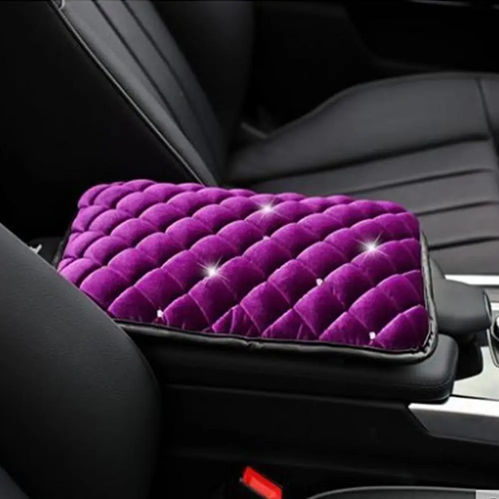 

PU Leather Car Armrest Seat Box Cover Protector Auto Center Console Pad for Most Vehicle SUV Truck Car