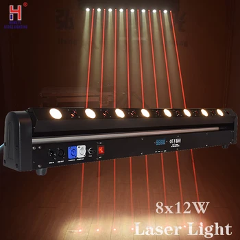 

Laser Dj Led Bar Strong Line Moving Head Red Laser Array With Led Amber Color Dmx512 Stage Light For Party Disco Club Dj Light
