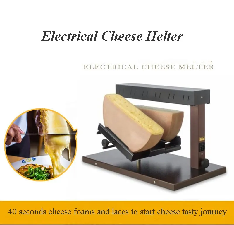 

Electric Semi-circular cheese grill hob cheese hot melt machine Wheel cheese heater commercial household Raclette Cheese Melter