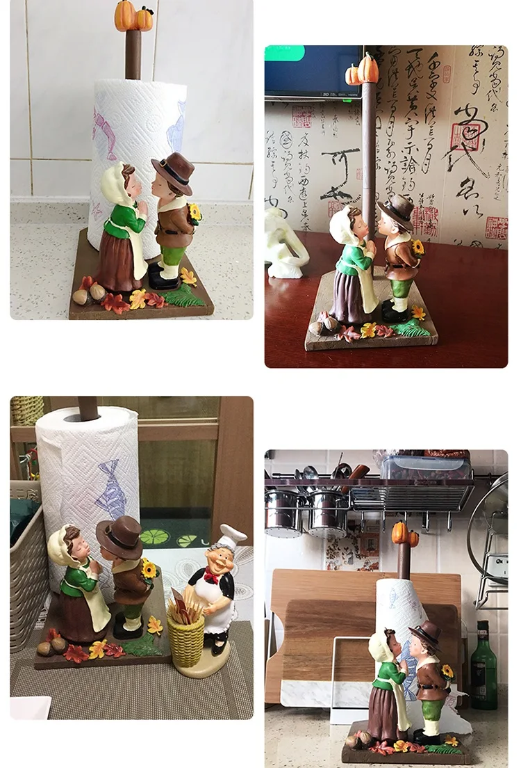 Американский милый мультяшный держатель для салфеток кухонная коробка для рулона салфеток бумажный держатель полотенец украшение дома R3171