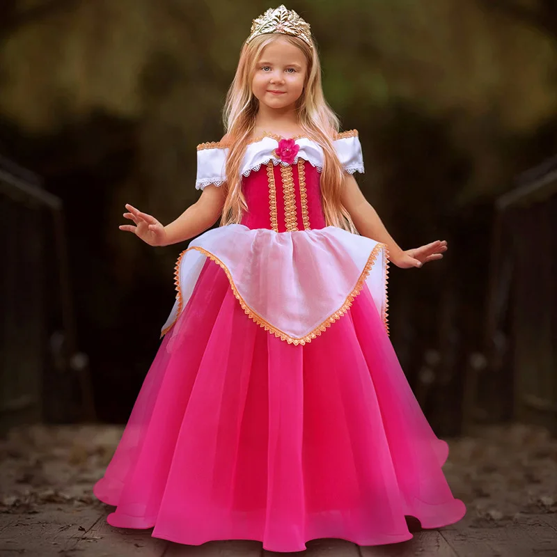Маскарадное платье принцессы для детей от 4 до 10 лет костюм Анны и Эльзы для детей платье на Хэллоуин с принтом снежинок vestidos/детская одежда для девочек