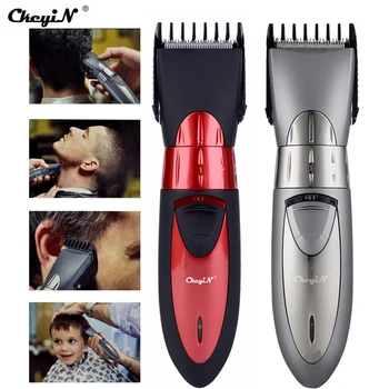 

CkeyiN Professional Electric Hair Trimmer Men Clipper Adult USB Rechargeable Ceramic Cutting Head Engraving Adjust Hair Cutter