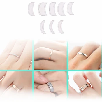 

8pack Ring Size Adjuster, Ring Guard Clip Invisible Tightener Transparent