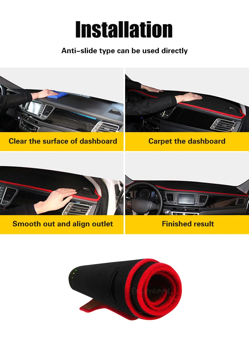 Для Honda Accord 2008 2009 2010 2011 2012 приборной панели крышки коврик козырек от солнца Инструмент Защитная ковер автомобиля Средства для укладки волос