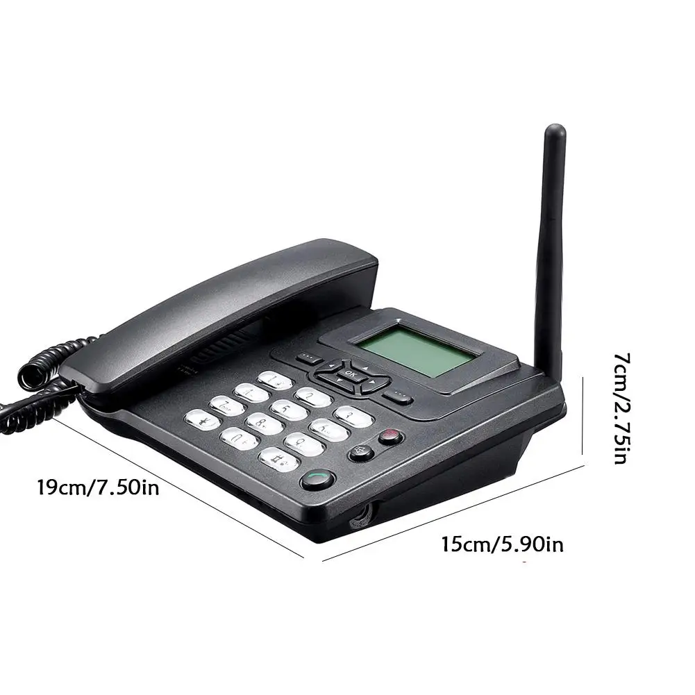Новейший GSM900 1800 МГц Поддержка SIM фиксированный беспроводной GSM Настольный телефон sim-карта мобильный домашний офис Настольный телефон