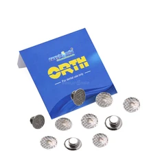 

Dental Ortho Lingual Buttons For Bondable NEW MIM Round Mesh Base 10PCS/1PACK