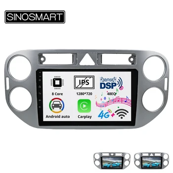 

Sinosmart 8 Core DSP 48EQ 2Din IPS/QLED 2.5D screen car gps multimedia radio navigation player for Volkswagen Tiguan 2016
