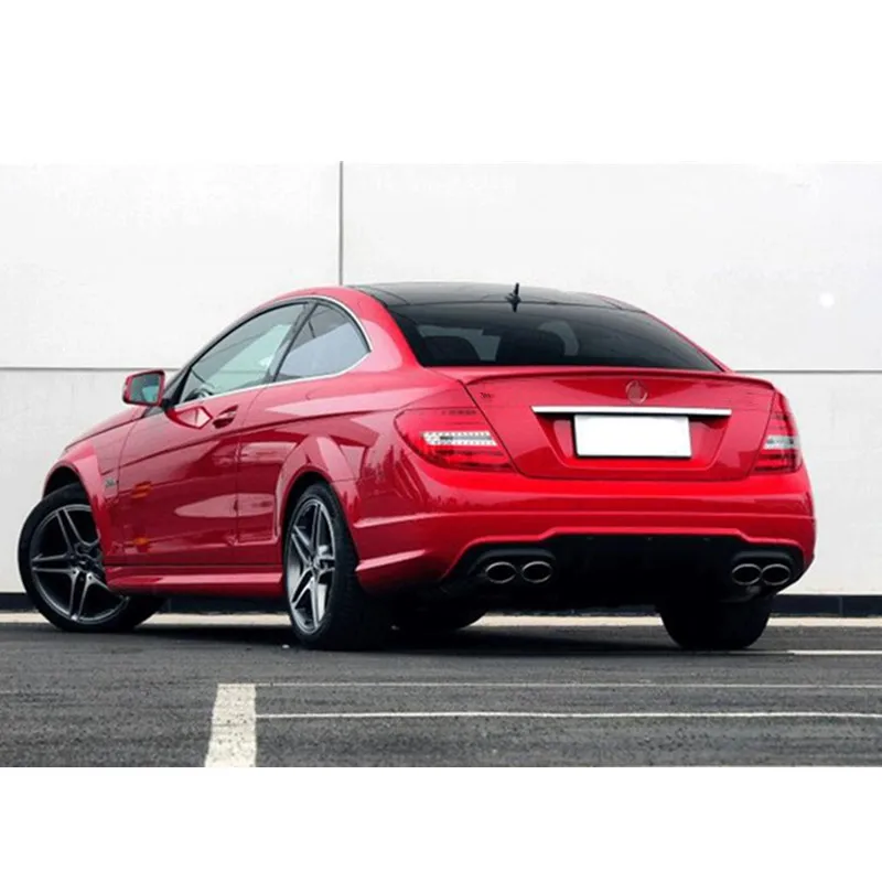 Хорошее качество для 09-13 yearsBenz A* G R Стиль C63 c200 C260c300 W204 нержавеющая сталь выхлопная труба глушитель наконечник подходит C63 обвес