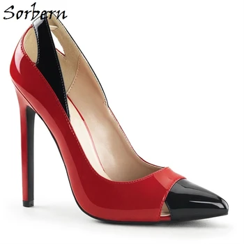 

Sorbern 13cm Heels Women Pumps Shoes Pointed Toe Slip On 2020 New Arrive White And Black Pumps Shoes For Party