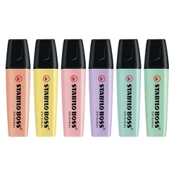 Stabilo – stylo marqueur de mise au point, avec surligneur Pastel, pour étudiant et bureau, 70 