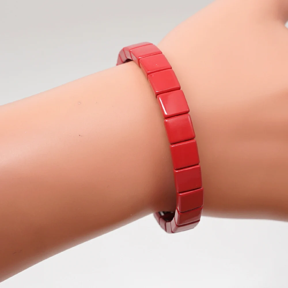 Shinus трендовые браслеты, браслет для женщин, Pulseira Mujer, эмаль, плитка, бисер, ювелирное изделие, бренд, настраиваемый, дружба, Bileklik