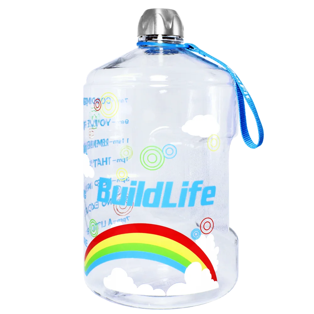 BuildLife 1 галлон маркер времени для бутылки с водой 128 л унций без БФА спортивные