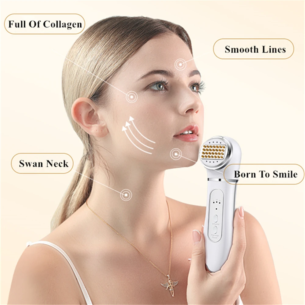 RF Beauty Instrument инфракрасный светильник лифтинг и укрепляющий массажер для лица шеи