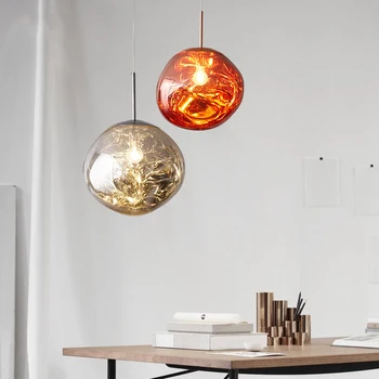 

Modern Tom LED Light DIXON Melt Lava Pendant Lights Home Loft Pendant Lamps Dining Room Bar Suspension Luminaire Kitchen