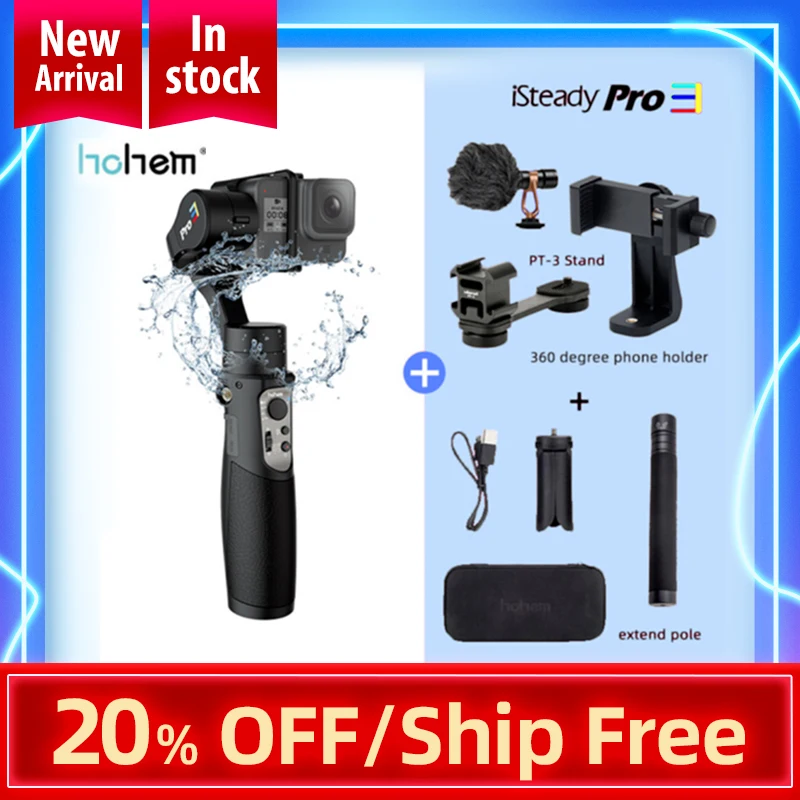 3 осевой Ручной Стабилизатор hohem iSteady Pro для экшн камеры DJI Osmo стабилизатор