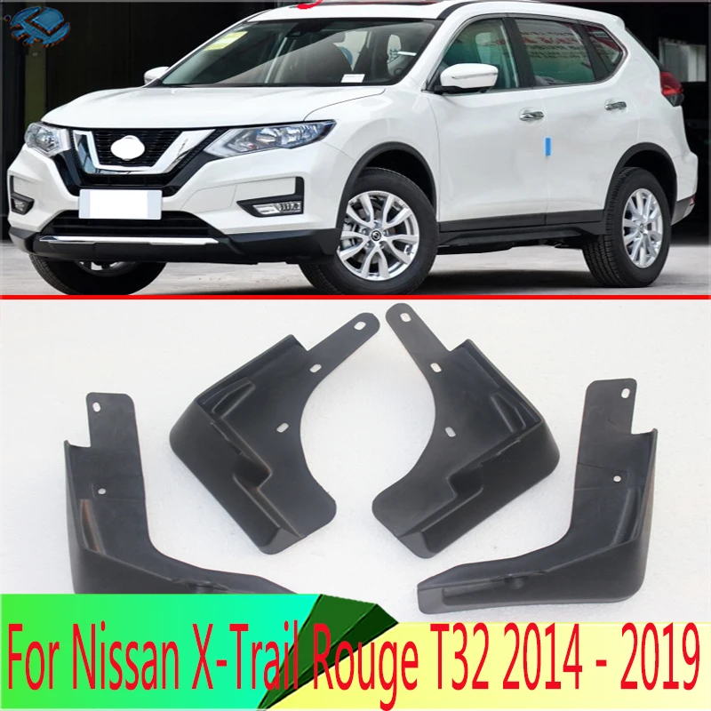 Per Nissan X-Trail Rouge T32 2014 - 2019 Xtrail Splash Guards Parafanghi Paraspruzzi Parafango Styling