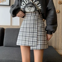 Платье с принтом из слов из повседневные спортивные штаны с высокой талией ткань+ 5 новая зимняя тонкая сетка нерегулярные юбки для женщин