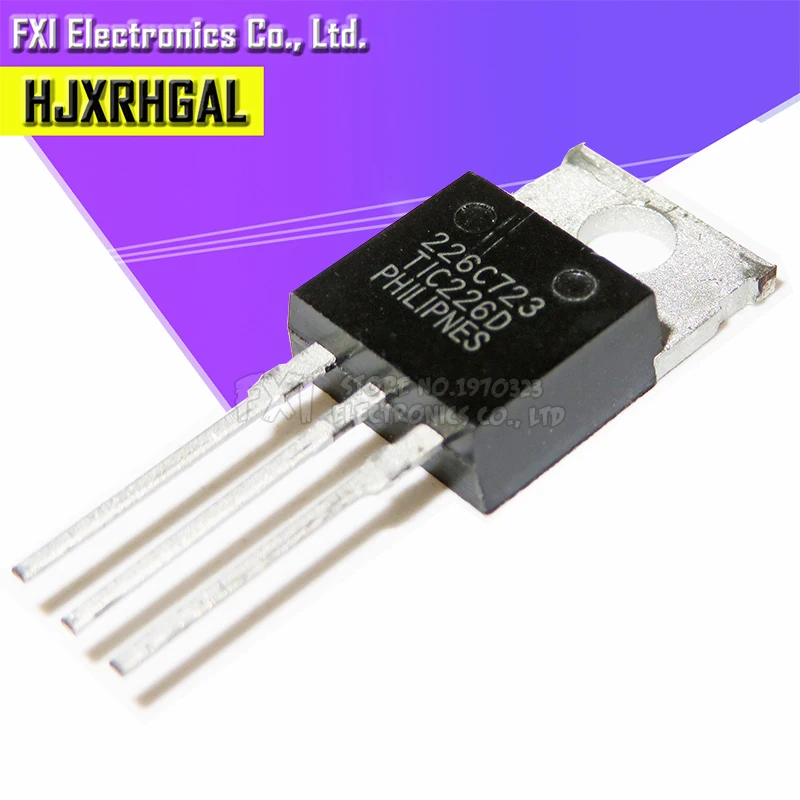 10 шт./лот TIC226D TO-220 triac новый оригинальный | Электронные компоненты и
