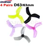 4Pairs NEW GEMFAN D63 Ducted 63mm-3 2.5inch CW CCW 3-Blade Propeller for RC FPV Racing Freestyle Toothpick Cinewhoop Duct Drones 1