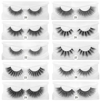 

4 pairs 3D Mink Lashes Natural False Eyelashes Dramatic Volume Fake Lashes Makeup Eyelash Extension Silk Eyelashes Wholesale