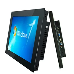Mini tablette industrielle avec écran tactile résistif, ordinateur tout en un avec wi fi RS232 COM, 14 pouces, 1366x768 