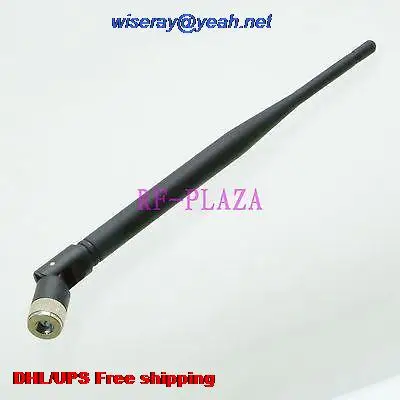 

DHL/EMS 100 pcs 433MHZ Antenna 433MHZ GPRS GSM SMA male plug straight Tilt-Swivel for radio 20CM-A1