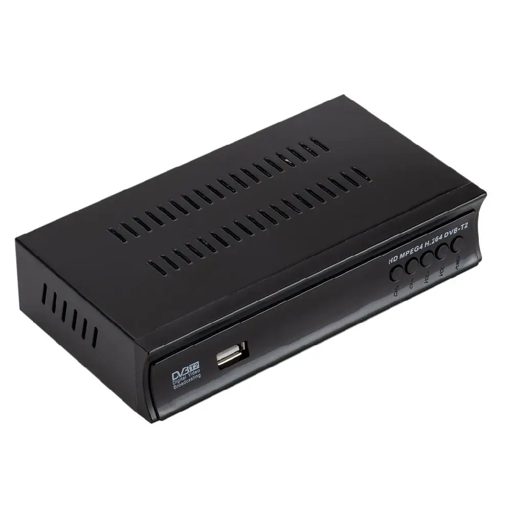  Kuulee DVB-T2 TV Tuner Terrestrial Receiver DVB S/S2 Digital Satellite Receiver Support H.265 AC3 D