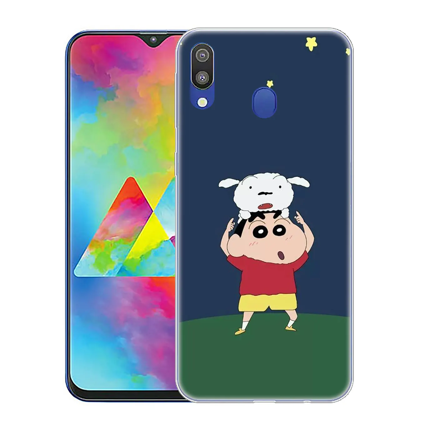 Lavaza crayou Син-тян»; милый жесткий чехол для телефона для samsung Galaxy A20E M40 M30 M20 M10 A10 A20 A30 A40 A50 A60 A70 S крышка - Цвет: 6