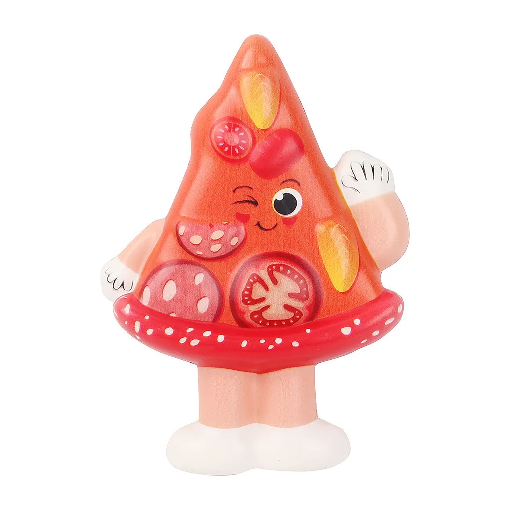 Mini Adorable Pizza Slow Rising Kids Toy Simulation food toy kids gifts decompression Slow rebound toys for children #A