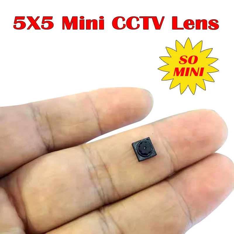 so mini HD 1/9 5X5 объектив 50 градусов просмотр встроенный 650 нм ИК-фильтр мини cctv объектив для всех HD cctv мини-камеры