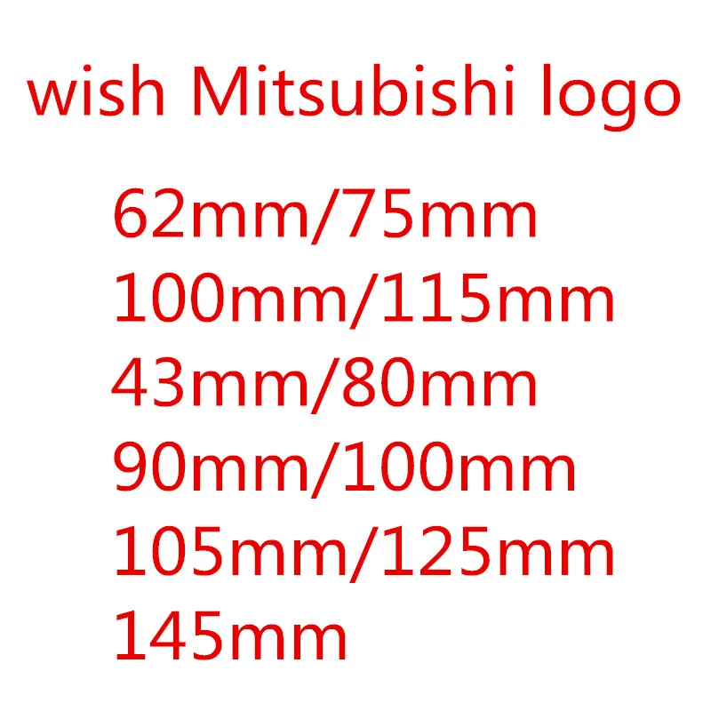 1pcs ABS Silver / Red High Quality 3D Auto Steering Wheel Emblem Badge Logo For Mitsubishi Car Styling Accessories Sticker Decal |
