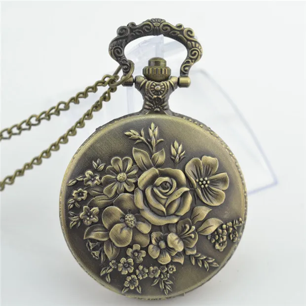 

Flower Retro Cool Glyph Pattern Men And Women Cool Fashion Pocket Watch Trend Large Small Hot Sales-