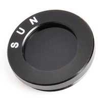 1.25 Inches Black Solar Filter Astronomical Telescope Accessories Optical Glass Lens Optical Filter Lens Filter 2