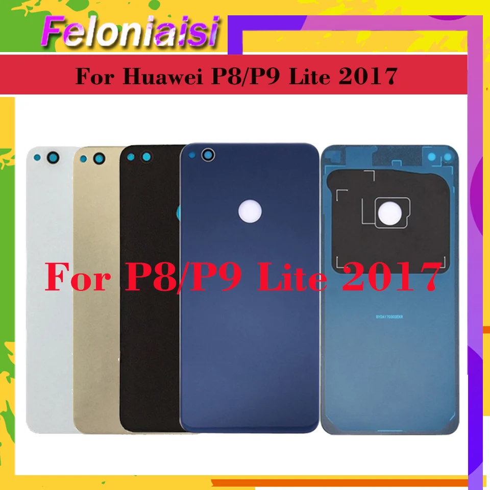 Оригинальный чехол для Huawei P9 Lite 2017 P8 PRA-LA1 корпус аккумулятора заднее стекло