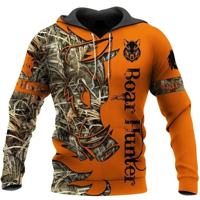 Boar Rhinoceros Dog Hunting Rabbit 3D Print Men Hooded Hoodies Hunting Hunter Women Sweatshirts Casual Hip Hop Shirt Clothing 02 AA1