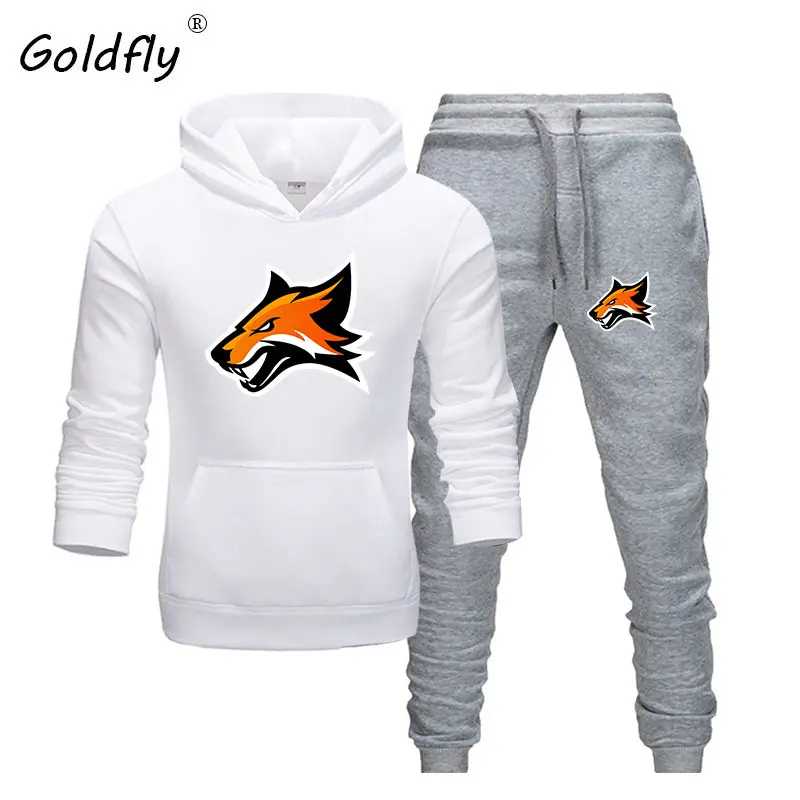 Goldfly/Новинка; Лидер продаж; комплект из двух предметов; модные толстовки; спортивная одежда для мужчин; спортивный костюм с капюшоном; Осенняя мужская брендовая одежда; комплекты из Толстовки и брюк