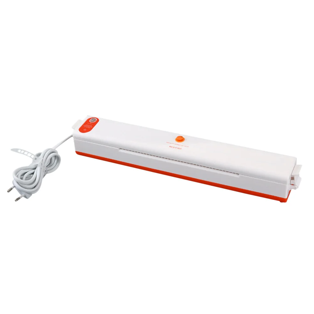 Low Noise Household Food Saver Kitchen Full Automatic Portable ABS Vacuum Sealer Mini Overheat Protection Machine Easy Operation - Цвет: Orange