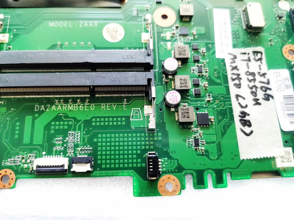 Для ACER E5-576G Материнская плата ноутбука E5-576G I7-8550U MX150 2 Гб DAZAARMB6E0 испытанное хорошее