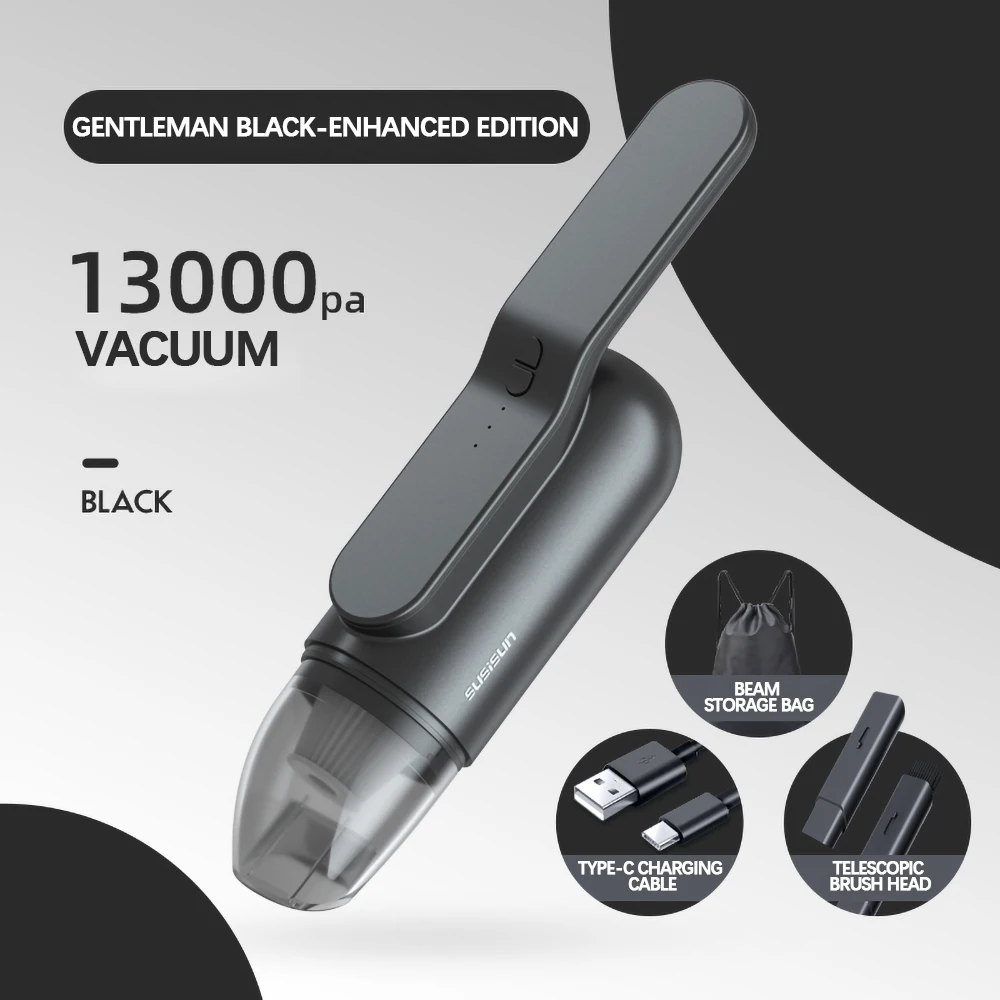 120W Car Handheld Vacuum Cleaner Portable 13000PA Strong Suction Auto Acuums With UV Disinfection Lamp For Vehicle Home | Автомобили и