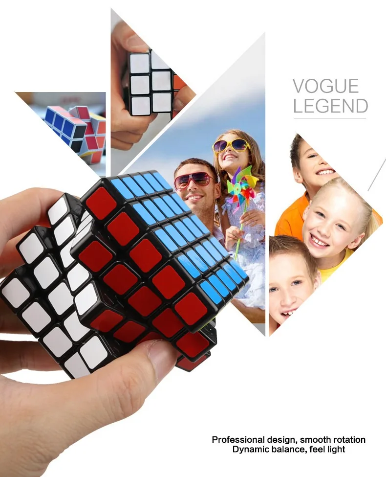 Shengshou Linglong 5x5 квадратная форма скоростной магический куб-головоломка для детей, для профессионального соревнования, магический куб, развивающие игрушки