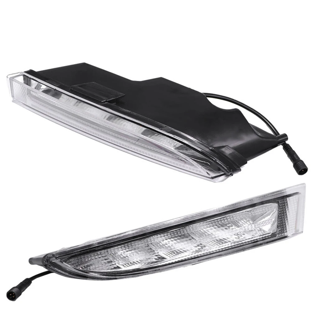 12V для Volkswagen VW Scirocco R 2010- вождения светодиодный DRL Дневной светильник 12В противотуманный фонарь