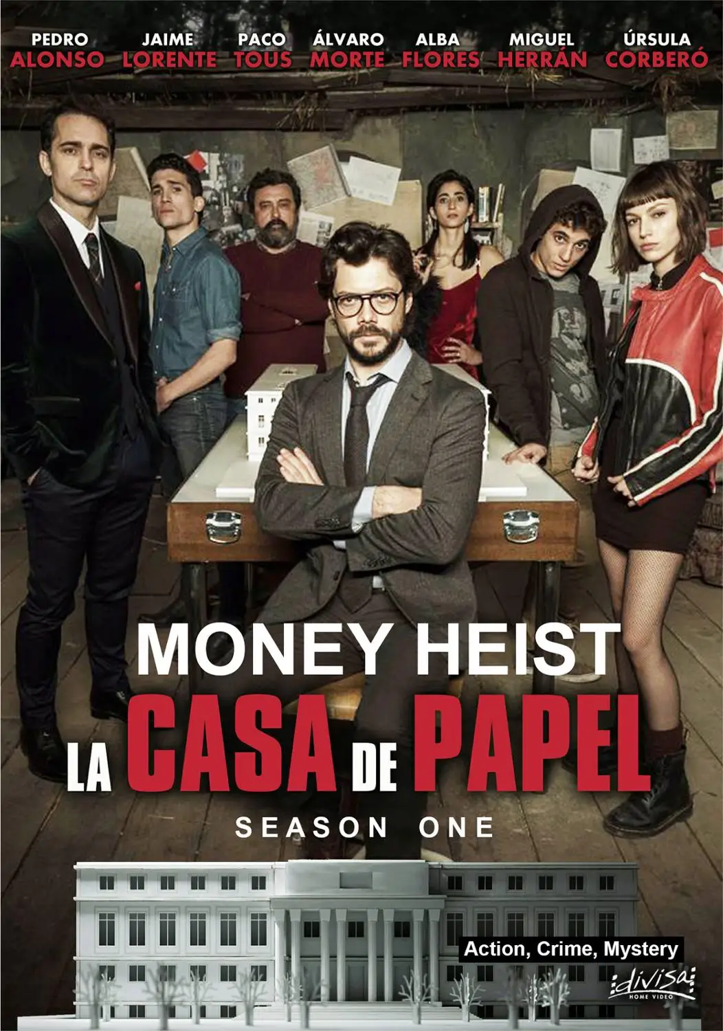 Больше стилей выберите La Casa De Papel Money Heist Печатный Шелковый постер для украшения