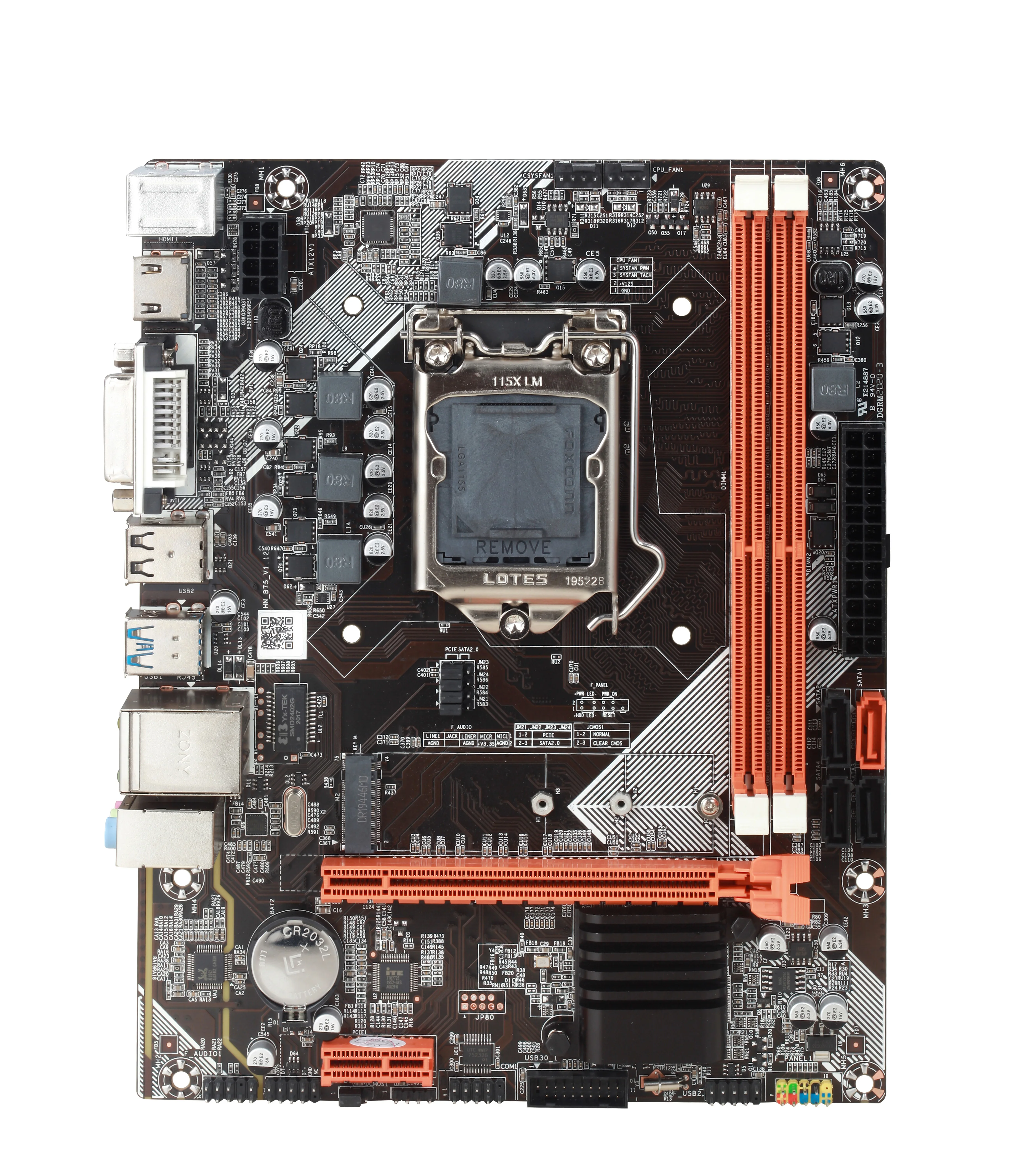 Atermiter B75 , LGA 1155 i3 i5 i7 E3 DDR3 1333/1600MHz, 16GB SATA3.0 USB3.0 PCI-E VGA HDMI 