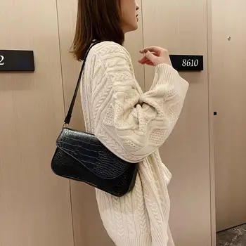 

New Fashion Handbags Classic Delicate Texture Fashion Women Handbag PU Leather Pure Color Shoulder Shopping Bag Elegant Totes