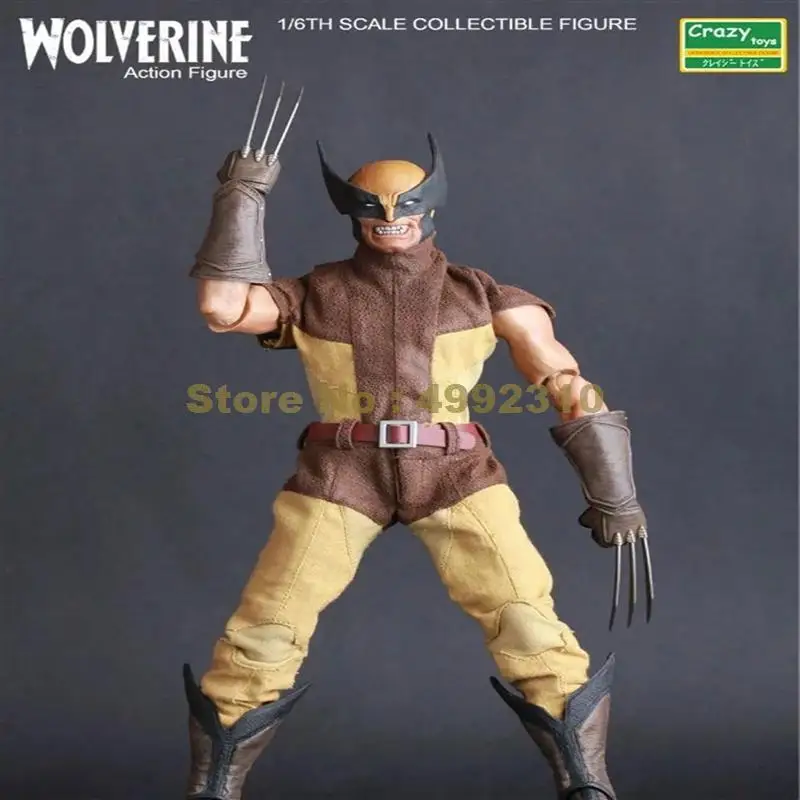 Marvel super heroes Росомаха x men подвижная сумасшедшая фигурка коллекция модель 30 см игрушка
