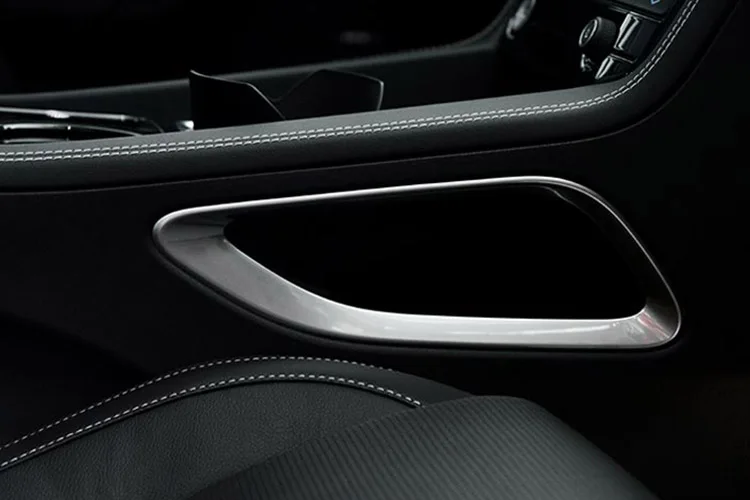 Для Jaguar F-Pace F pace аксессуары для стайлинга автомобилей ABS Хромированная внутренняя коробка переключения боковой крышки рамка отделка