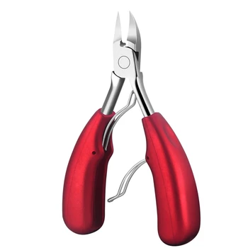 

Double Spring Soft Rubber Handle Fingernail&Toenail Cuticle Nipper Trimming Cutter Scissor Plier Nail Clipper Cutter