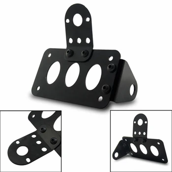 

Motorcycle License Plate Holder Side Mount Bracket Replacement Durable