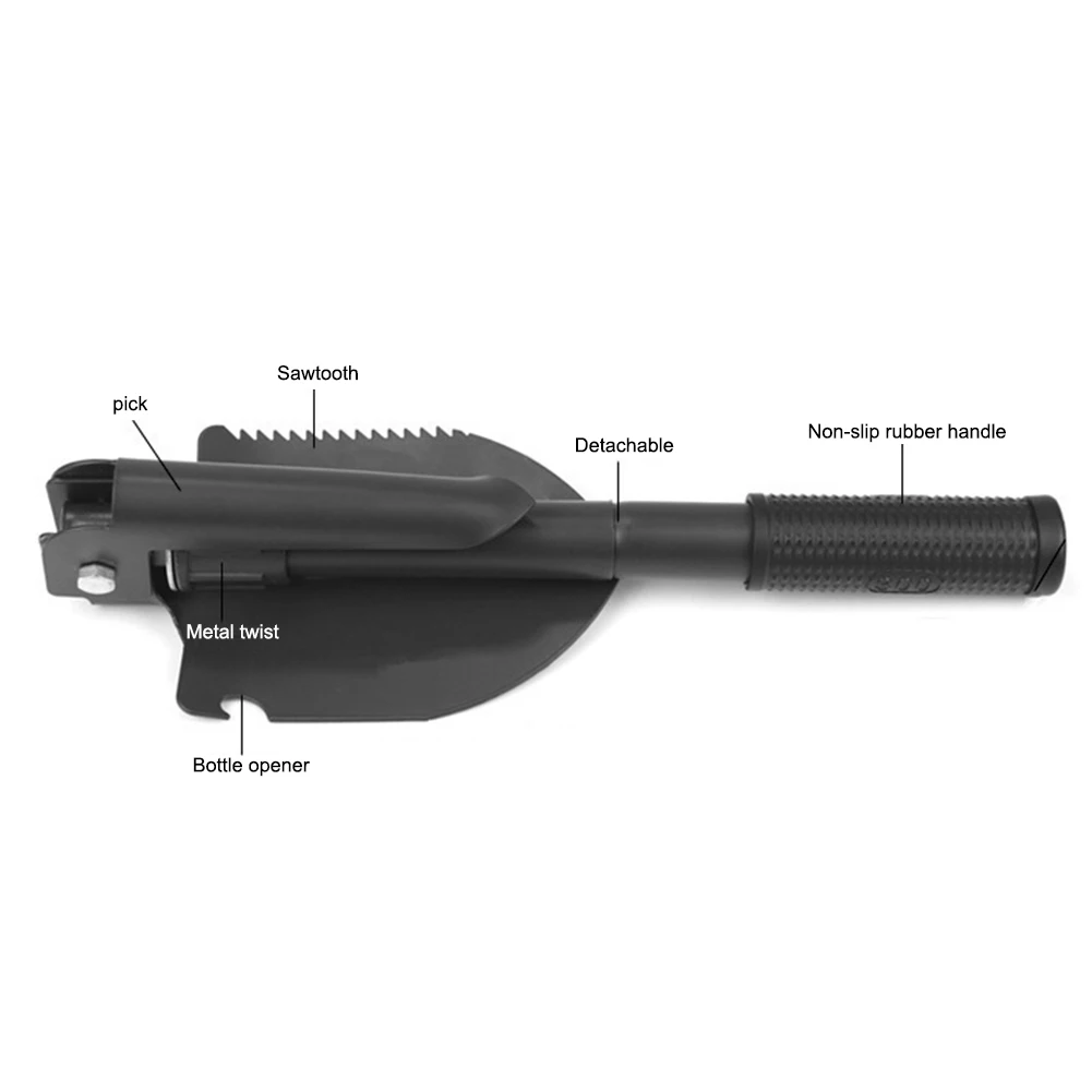 Новая многофункциональная Военная Портативная Складная Походная лопата с сумкой для хранения, лопата для выживания, лопатка для лопатки, аварийные инструменты