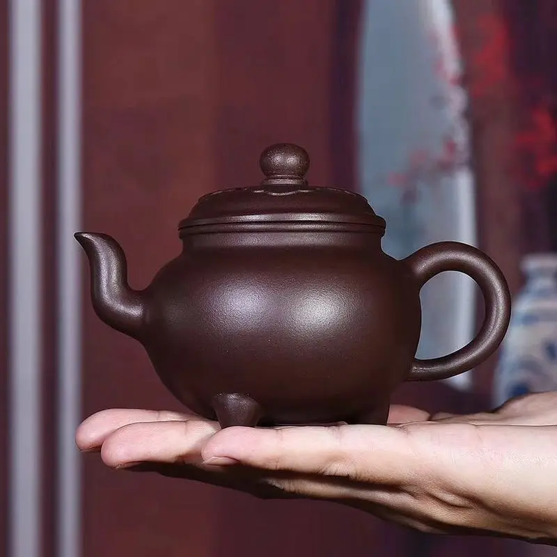 

All hand famous DaBin ruyi recommended stale old purple clay chapter 150 ml of kung fu tea set with the lining